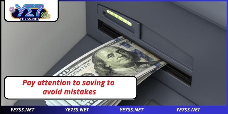 When recharging YE7, pay attention to saving to avoid mistakes