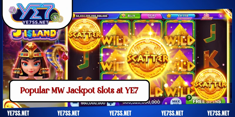 Popular MW Jackpot Slots at YE7