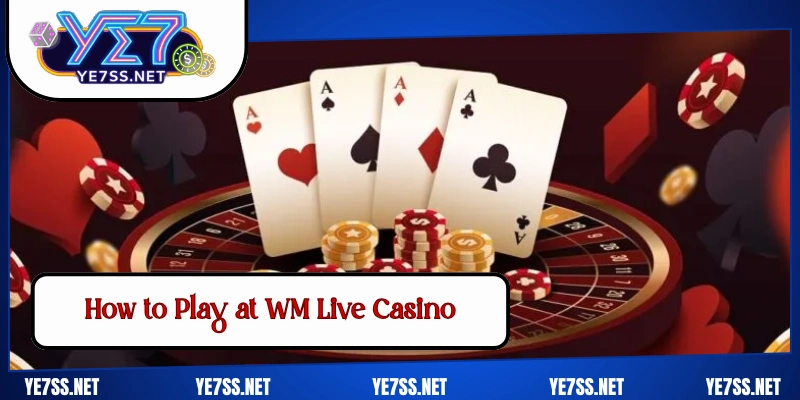 How to Play at WM Live Casino