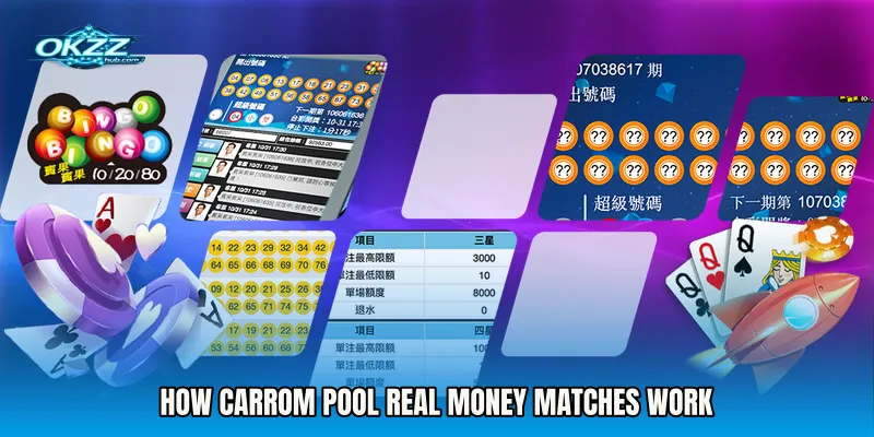 How Carrom Pool real money Matches Work
